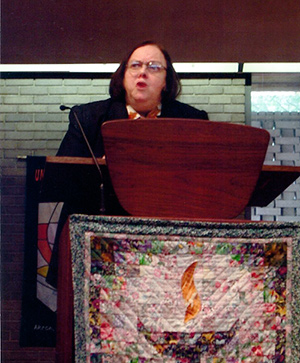Rev. Mary Moore in the Pulpit